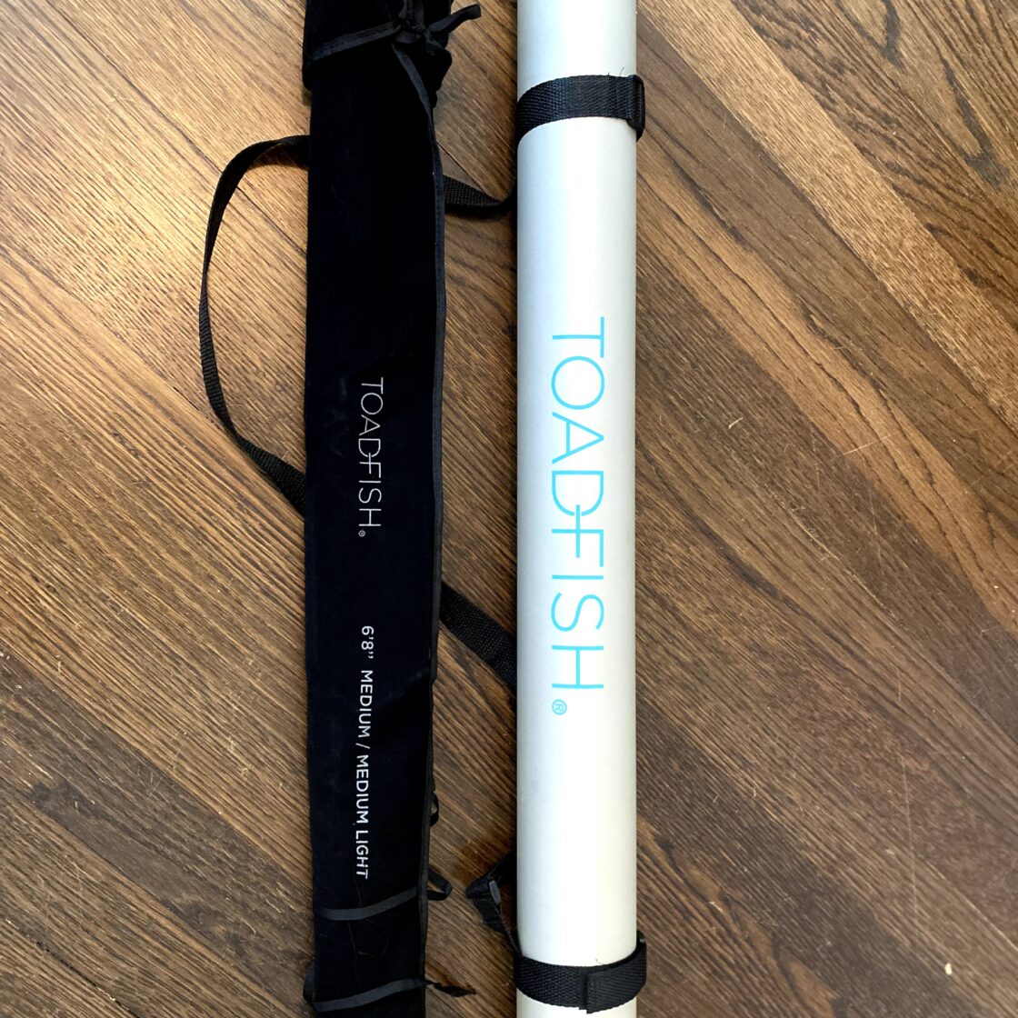 Toadfish Stowaway Travel Spinning Rod Review Review BassGrab
