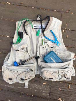 Kayak Fishing Vest with Tools