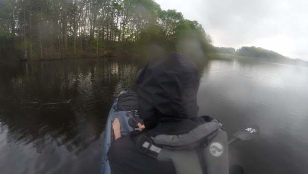 Kayak Fishing Rain