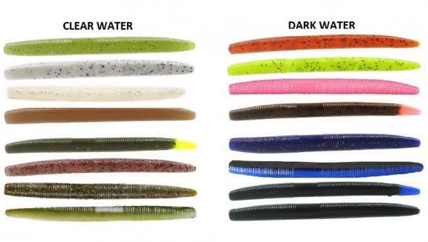 Bass Bait Color Chart