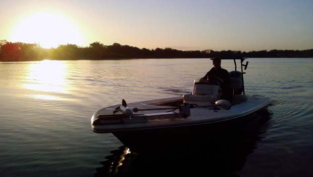 Night Fishing Bass Boat