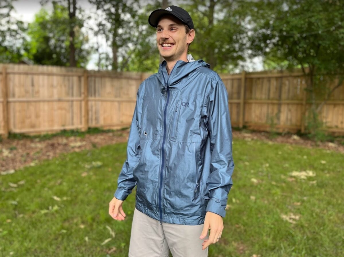 Outdoor Research Helium AscentShell Rain Jacket Review BassGrab